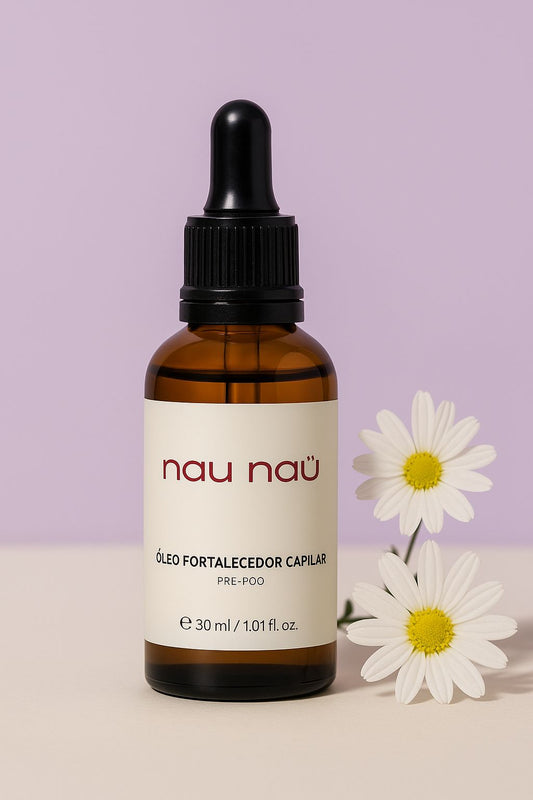 Nau Nau® Scalp & Hair Strengthening Oil – Pre-Poo Treatment with Rosemary, Mint & Eucalyptus – Stimulates, Nourishes & Protects – For Hair Growth, Scalp Balance & Shine – 100 ml