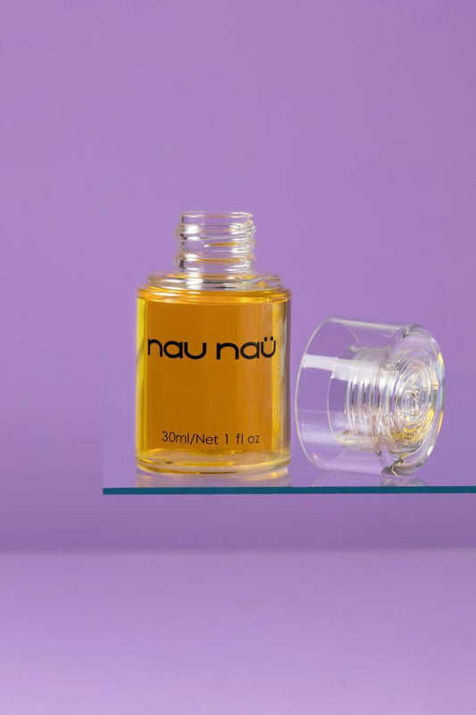 Nau Nau® Luxury Hair Oil – Argan, Shea, Coconut & Macadamia – Anti-Frizz, Heat Protection & Intense Shine – Lightweight, No Residue – For Dry, Damaged or Frizzy Hair – 100 ml