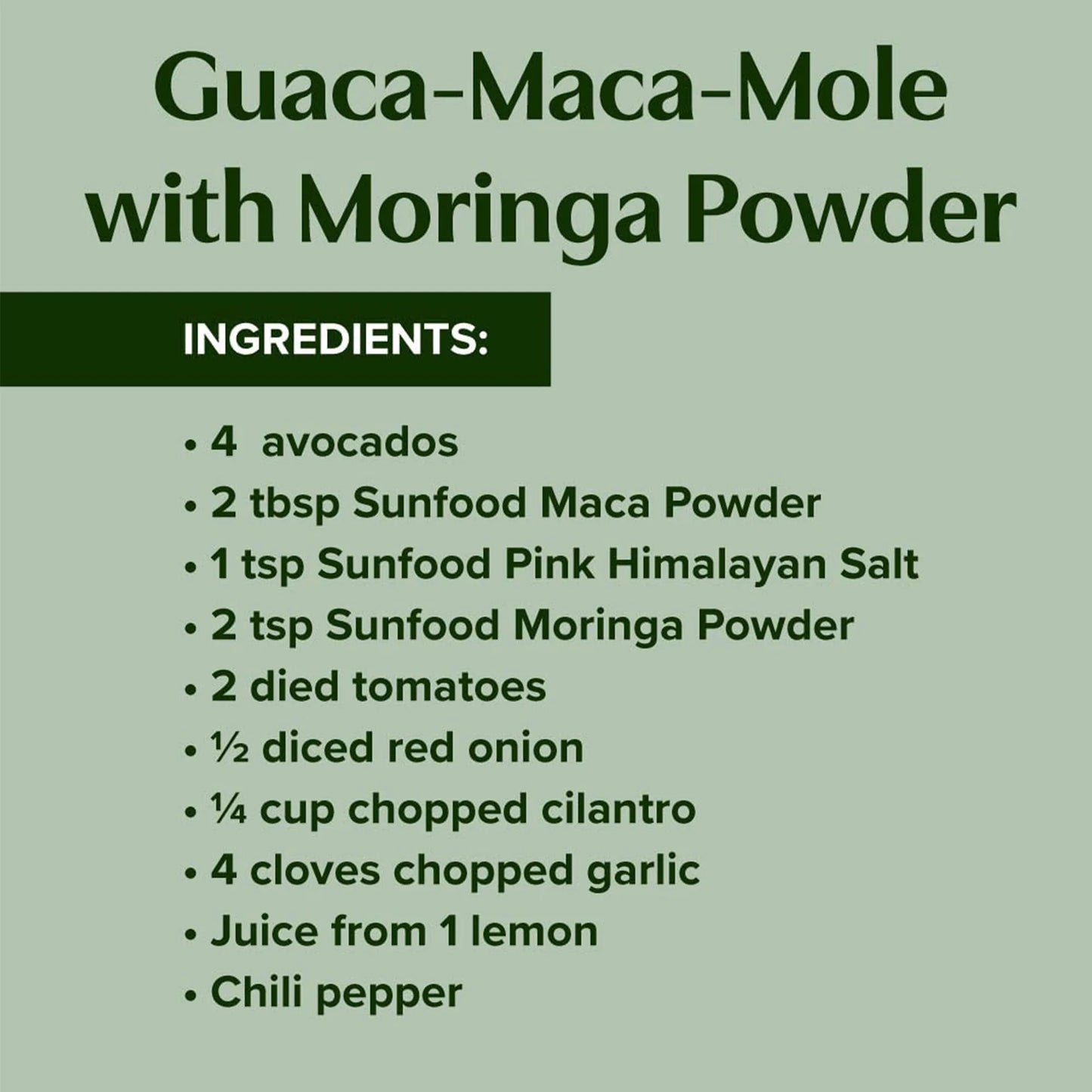 Sunfood Superfoods Raw Maca Root Organic Superfood Powder with Vitamin B1, 8 Oz