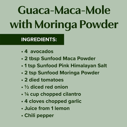 Sunfood Superfoods Raw Maca Root Organic Superfood Powder with Vitamin B1, 8 Oz